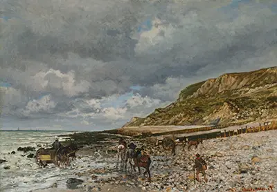 Chevaux a la Pointe de la Heve Claude Monet